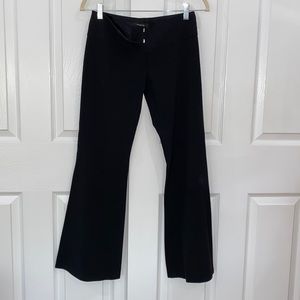 Arden B. flare cropped black pants